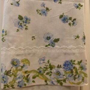 Vintage Queen Flat Bedsheet